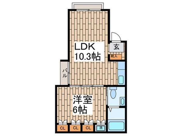 アザレアハイツの物件間取画像